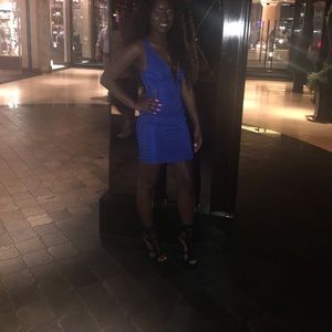 Akira Blue Bandage Dress; Worn Once